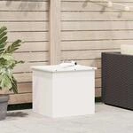Vidaxl Garden Storage Cushion Box Galvanised Steel 55 X 50.5 X 50 Cm