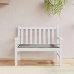 Gartenbank-auflage Grau 100x50x4 Cm Oxford-gewebe Vidaxl