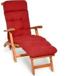 Bequeme Liegenauflage Deckchair, 200x50x8 Cm, Rot