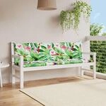 Gartenbank-auflagen 2 Stk. Mehrfarbig 200x50x7 Cm Stoff Vidaxl