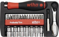 Wiha Probuddy&reg; Evo 40-tlg. Bit & Steckschl&uuml;ssel-set 1/4" - Kompaktes Werkzeugset