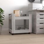 B&uuml;rowagen Grau Sonoma 60x45x60 Cm Holzwerkstoff Vidaxl
