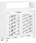Sobuy Bzr119-w Nischenregal 20cm Nischenschrank Mit Rollen K&uuml;chenregal Nischenwagen