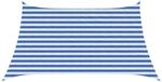Sonnensegel Rechteckig 3/4 X 2 M Hdpe Blau Und Wei&szlig; Vidaxl