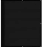 Vidaxl - Balkon-sichtschutz Schwarz 120x1000 Cm 100 % Polyester-oxford