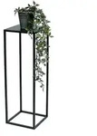 Blumenhocker Metall Schwarz Eckig 70 Cm Blumenst&auml;nder Beistelltisch 96350