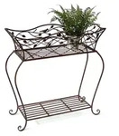Dandibo - Blumenst&auml;nder Mit Korb Blumenkasten Braun 75 Cm 93980 L Pflanzenkasten