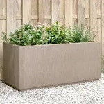Pflanzk&uuml;bel Hellbraun 80x36x35 Cm Pp Vidaxl