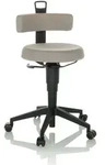 Arbeitshocker / Balancestuhl Top Work Flex Stoff Grau Hjh Office
