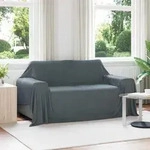 Vidaxl Throw Blanket Dark Grey 280 X 210 Cm Fleece