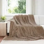 Vidaxl Throw Blanket Camel 240 X 220 Cm Fleece
