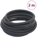 Hybrid-luftschlauch Schwarz 0,6' 2 M Gummi Und Pvc Vidaxl