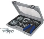Br&uuml;der Mannesmann - Metall-hohlraumd&uuml;bel-set Mit Zange 188-tlg.