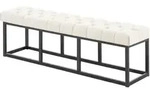 Clp - Sitzbank Amun Stoff Schwarz Creme 150 Cm