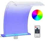 Wasserfall-element Mit Rgb-leds Acryl 50 Cm Vidaxl