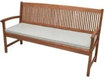 Bankauflage Base Bk Hellgrau, 120x48x5 Cm - Beautissu
