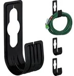 Relaxdays - Schlauchhalter, 4er Set, F&uuml;r 30 M Schlauch, Schlauchhalterung F&uuml;r
