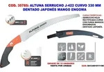 J-422 Gebogene S&auml;ge, 330 Mm Japanischer Zahn Mit Gummiertem Griff Und Koffer -