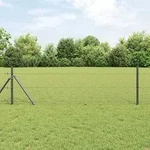 Vidaxl Ground Fix Welded Wire Fence 10 X 0.8 M (w X H)