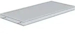 Plattform Aluminium Geriffelt Plattforml&auml;nge 1,86 M - 632102 - G&uuml;nzburger