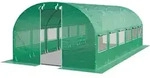 Toolport - Foliengew&auml;chshaus Gew&auml;chshaus 4x6m Stabil & Langlebig Mit Fenster -