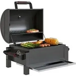 Outsunny Holzhohlgrill, Tischgrill Mit Grillrost, Kohleschale, Campinggrill Mit