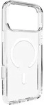 Iphone 17 Pro Magsafe Lite Mag Tpu Pc H&uuml;lle - Transparenter Wei&szlig;er Ring