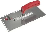 Gl&auml;ttekelle L.280mm B.130mm Zahn 8x8 Rostfr.m.softheft Va S.0,7mm