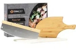 Mahlzeit - 3-teiliges Pizza Set 40 X 30 Cm Pizzastein Mit Schaufel Und Messer