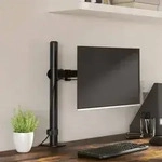 Vidaxl Monitorhalterung Schwarz Stahl Vesa 75/100 Mm