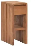 Nachttisch 20x35x50 Cm Teak Massivholz Vidaxl