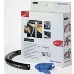 Hellermanntyton Schlauch Inkl. Werkzeug Spirale, Schwarz Hwpp25mmppbkq1 25 Stk