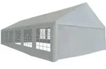 Partyzelt Pe 6x12 M Grau Vidaxl