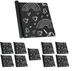10 X Tafelfolie Selbstklebend, T&uuml;r, K&uuml;hlschrank & Wand, Beschreibbar &...