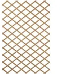 Garten Rankgitter 100x300 Cm Holz Braun Nature