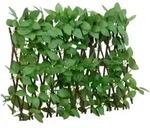 Rankgitter Mit K&uuml;nstlichem Efeu Erweiterbar Gr&uuml;n 180x30 Cm Vidaxl