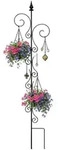 Dandibo - Rankhilfe Mit 2 Halter Rankgitter Aus Metall H-145 Cm B-30 Cm...