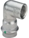 Viega Italia Srl - Viega Sanpress Inox Winkel 436988 15mmxrp 3/4, 90grad, Stahl