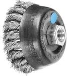 Pferd - Topfb&uuml;rste Gezopft Tbg &Oslash; 80mm M14 Edelstahl-draht-&oslash; 0,35 Mm