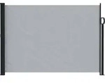 Ausziehbares Seitenmarkise Grau 500 X 160 Cm Polyester Vidaxl