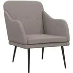 Sessel Taupe 63x76x80 Cm Stoff Vidaxl