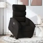 Relaxsessel Mit Aufstehhilfe Schwarz Stoff - Vidaxl