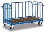 Variofit Dreiwandwagen Mit Senkrechten Streben Elastikbereifung 1200kg Tragkraft