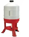Gefl&uuml;geltr&auml;nke Tr&auml;nke F&uuml;r Gefl&uuml;gel, 70cm, 30 L, Kunststoff, Rot/wei&szlig; 70233 -