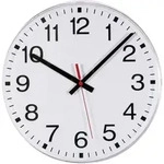 55000 Funk Wanduhr 300 Mm Wei&szlig; - Eurotime