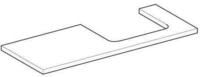Keramag - Geberit One Waschtischplatte, Ausschnitt Rechts, 120x3x47 Cm,