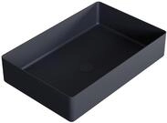 Bernstein - Aufsatzwaschbecken Nt12 Edelstahl 52,4x34,4x11cm Schwarz Matt