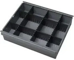 Schubladen-einteilungs-set Schublade Rollwerkbank Hoehe 65+130mm - Rau