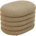 Svita - Blossom Hocker Mit Stauraum Sitzhocker Ottomane Boucle-polster Hellbraun