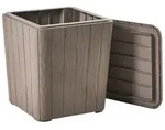 Aufbewahrungsbox Sarandi 40 Cm 40 Cm Taupe